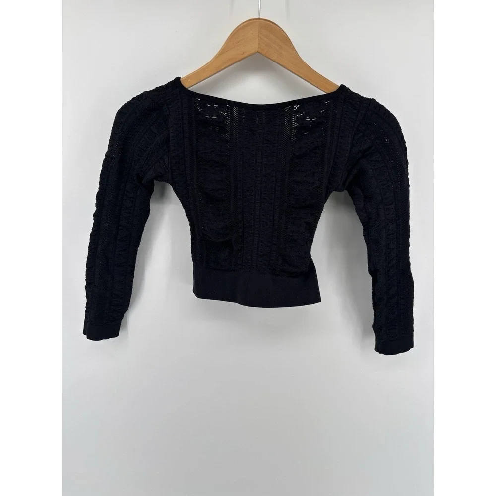 Free People Movement Vixen Long Sleeve Layer Top Sz XS/S Athleisure $78